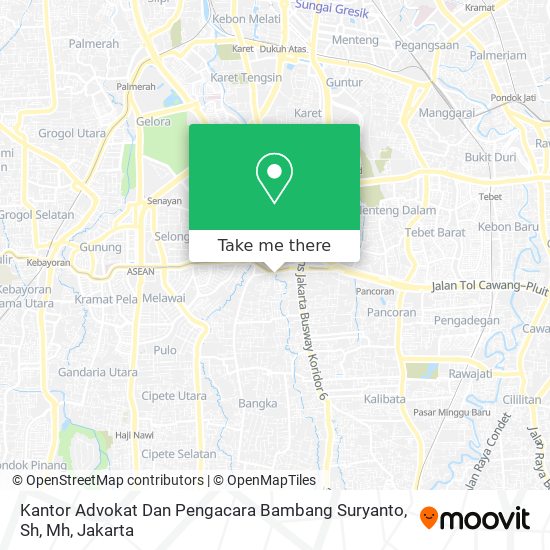 Kantor Advokat Dan Pengacara Bambang Suryanto, Sh, Mh map