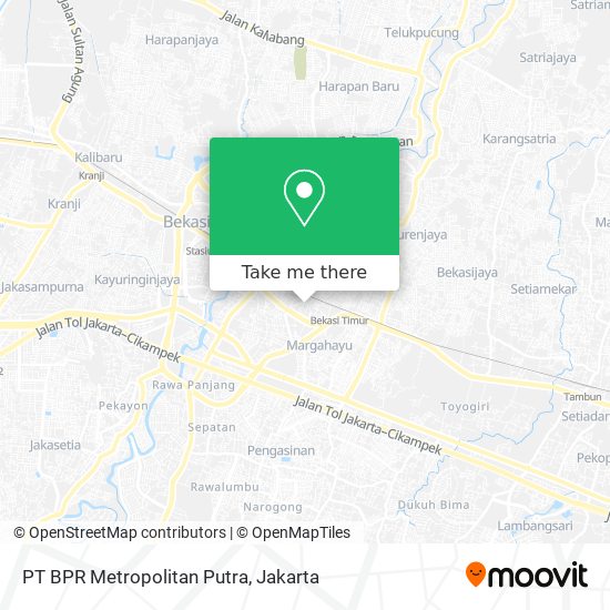 PT BPR Metropolitan Putra map