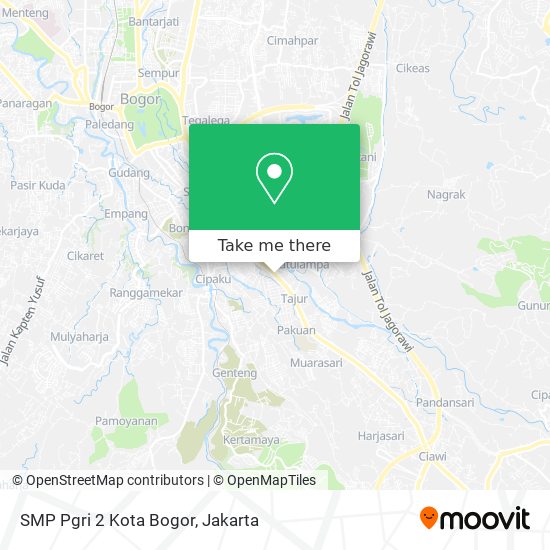 SMP Pgri 2 Kota Bogor map