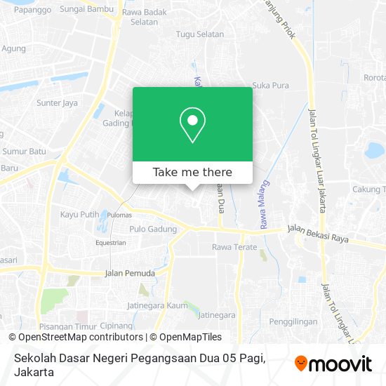 Sekolah Dasar Negeri Pegangsaan Dua 05 Pagi map