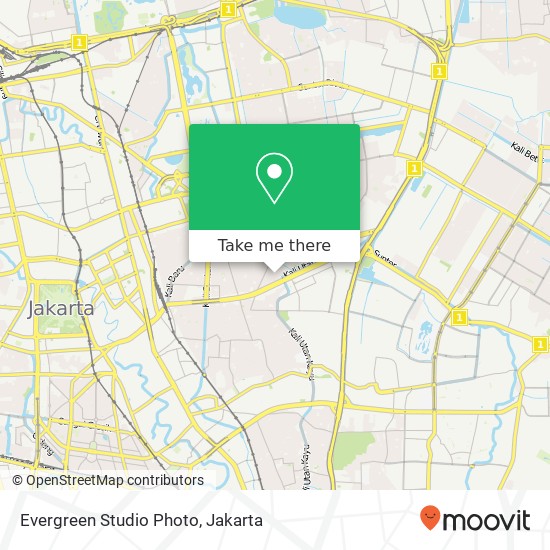 Evergreen Studio Photo, Jalan Sudiro Kemayoran map