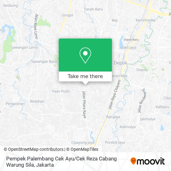 Pempek Palembang Cek Ayu / Cek Reza Cabang Warung Sila map