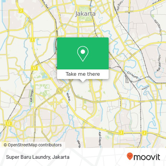 Super Baru Laundry, Jalan Karbela Barat Setiabudi map