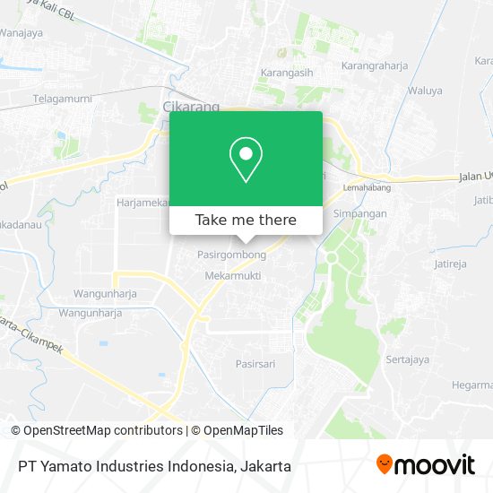 PT Yamato Industries Indonesia map
