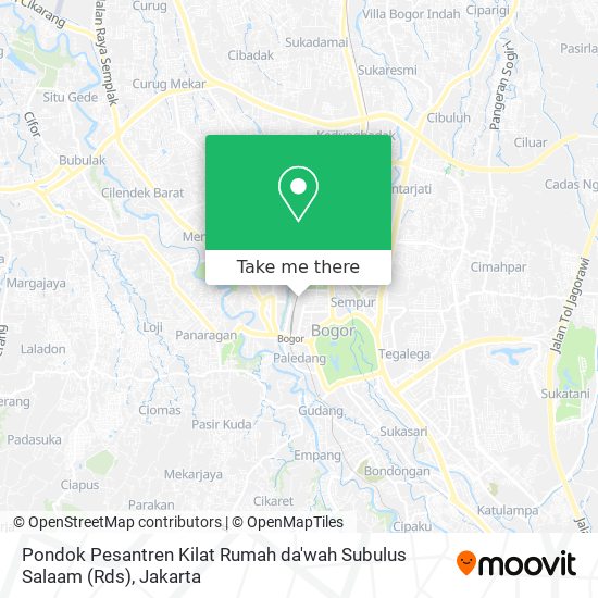 Pondok Pesantren Kilat Rumah da'wah Subulus Salaam (Rds) map