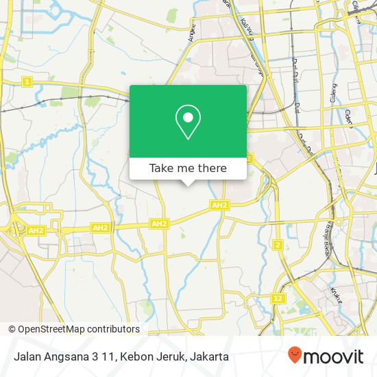 Jalan Angsana 3 11, Kebon Jeruk map