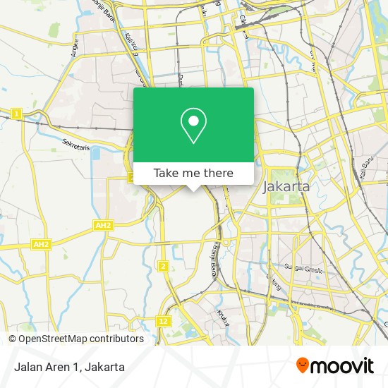 Jalan Aren 1 map