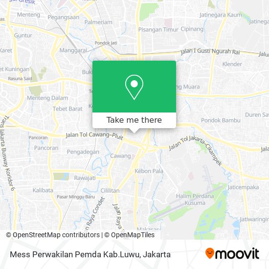 Mess Perwakilan Pemda Kab.Luwu map