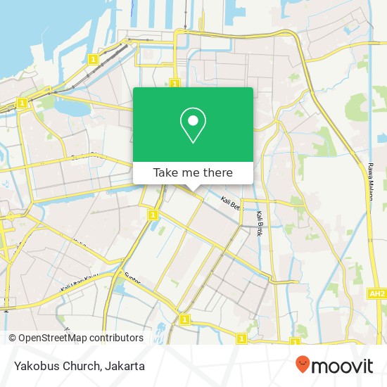 Yakobus Church, Jalan Bulevar Artha Gading Kelapa Gading map