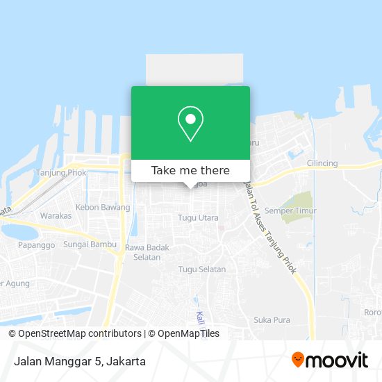 Jalan Manggar 5 map