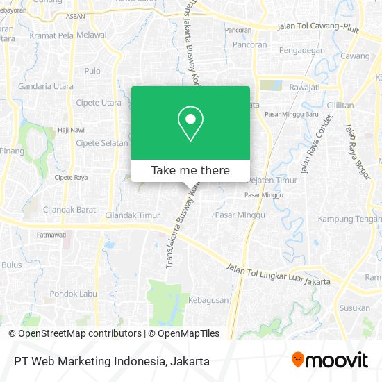PT Web Marketing Indonesia map