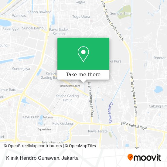 Klinik Hendro Gunawan map