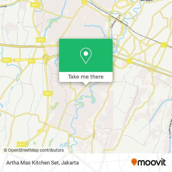 Artha Mas Kitchen Set map