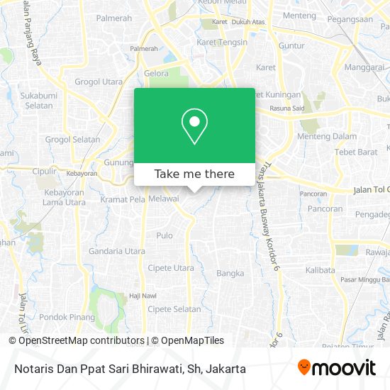 Notaris Dan Ppat Sari Bhirawati, Sh map