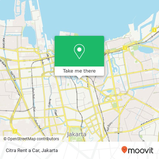 Citra Rent a Car, Sawah Besar 10730 map