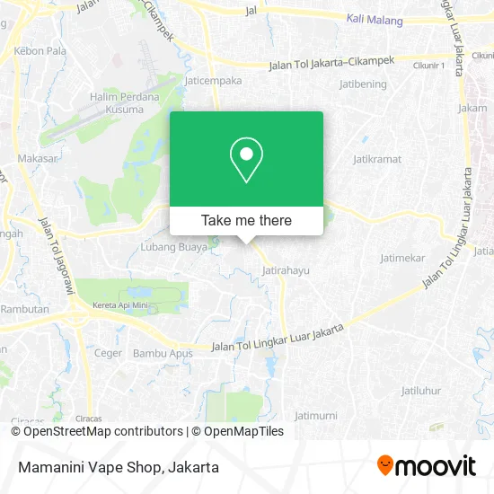 Mamanini Vape Shop map