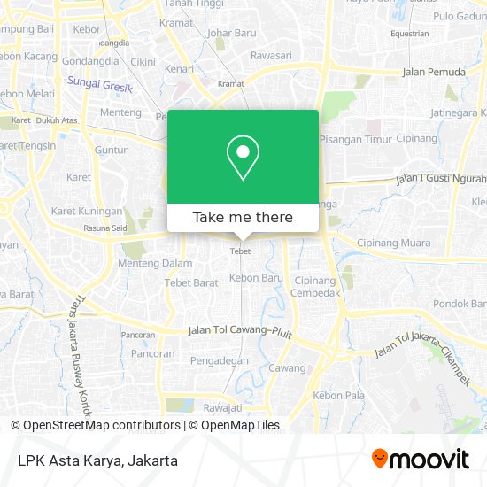 LPK Asta Karya map