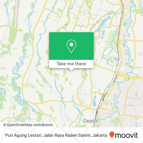 Puri Agung Lestari, Jalan Raya Raden Sanim map