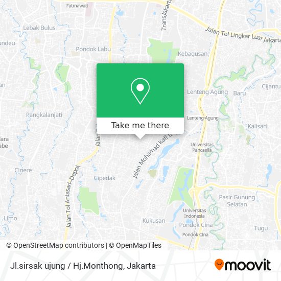 Jl.sirsak ujung / Hj.Monthong map