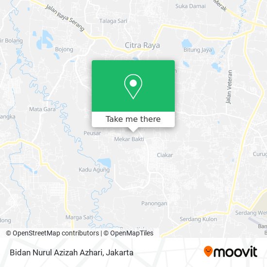 Bidan Nurul Azizah Azhari map