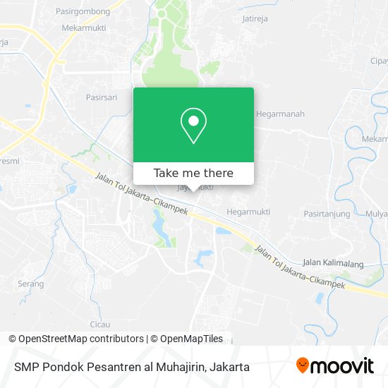 SMP Pondok Pesantren al Muhajirin map
