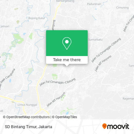 SD Bintang Timur map