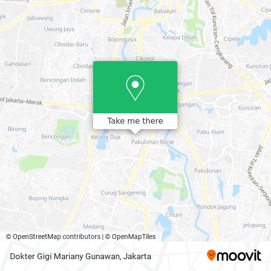 Dokter Gigi Mariany Gunawan map