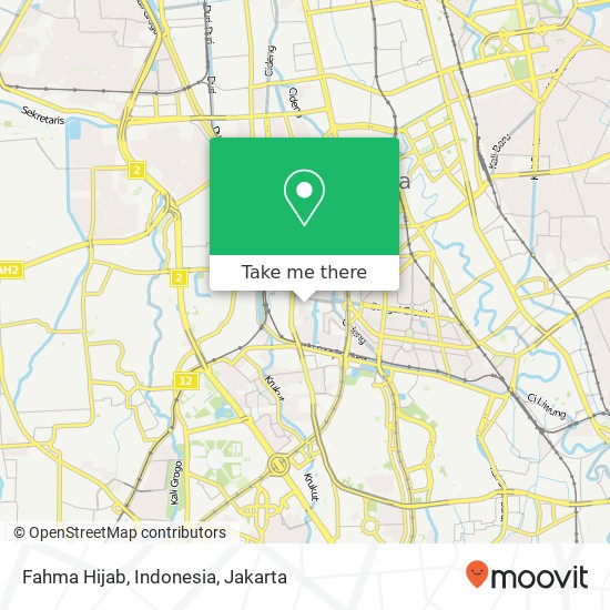 Fahma Hijab, Indonesia map