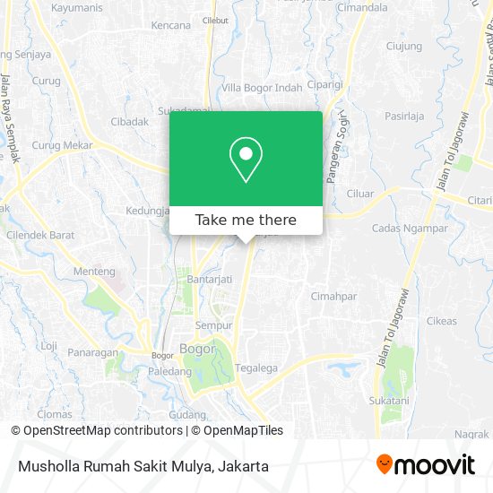 Musholla Rumah Sakit Mulya map
