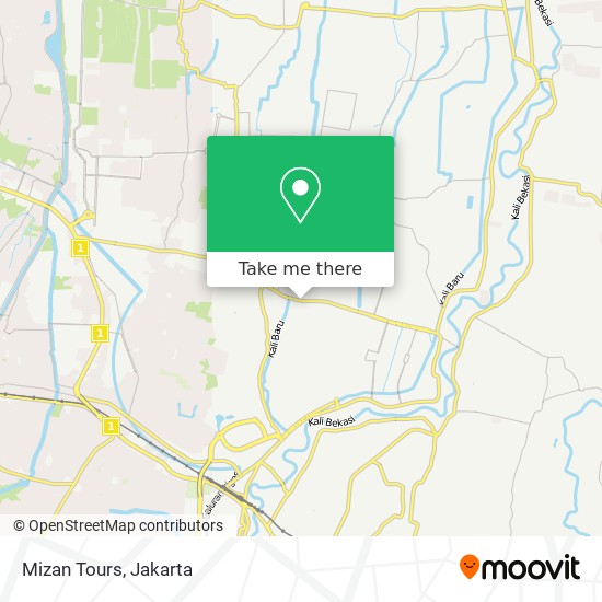 Mizan Tours map