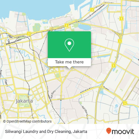 Siliwangi Laundry and Dry Cleaning, Kemayoran map