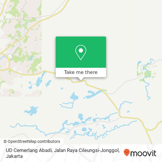 UD Cemerlang Abadi, Jalan Raya Cileungsi-Jonggol map