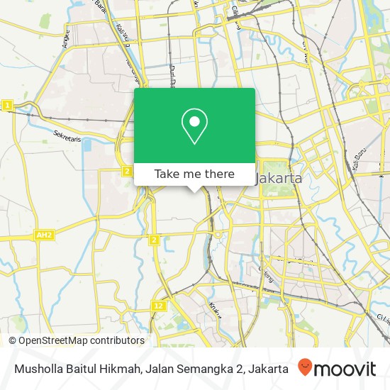 Musholla Baitul Hikmah, Jalan Semangka 2 map