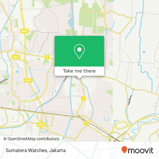 Sumatera Watches, Jalan Sultan Agung Medan Satria map