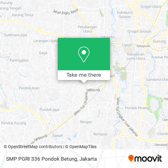 SMP PGRI 336 Pondok Betung map