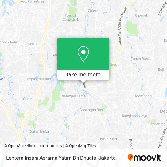 Lentera Insani Asrama Yatim Dn Dhuafa map