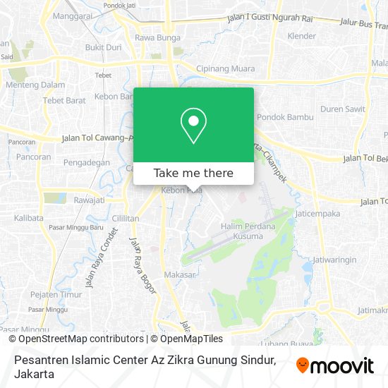 Pesantren Islamic Center Az Zikra Gunung Sindur map