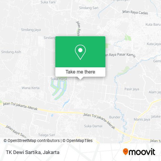TK Dewi Sartika, Villa Surya Mustika Suka Asih map