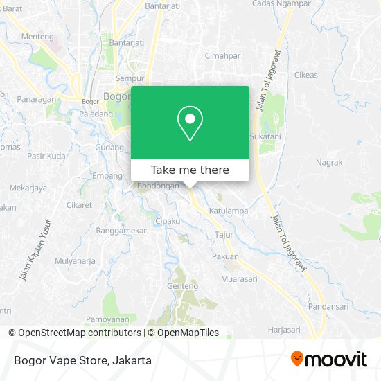 Bogor Vape Store map