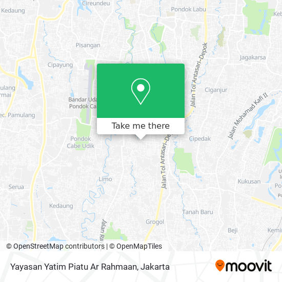 Yayasan Yatim Piatu Ar Rahmaan map