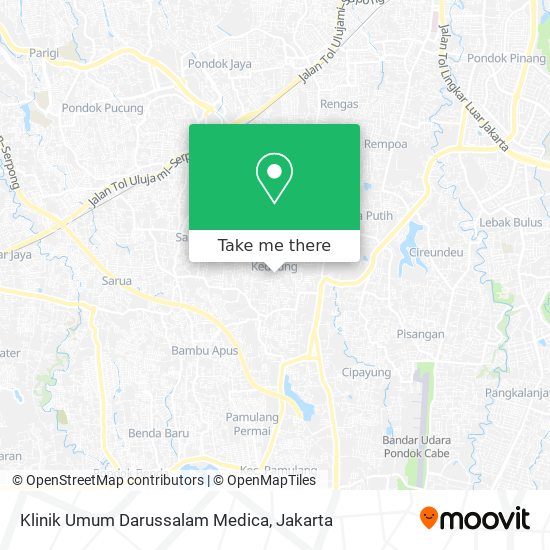 Klinik Umum Darussalam Medica map