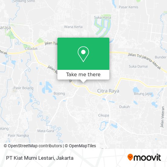 PT Kiat Murni Lestari map