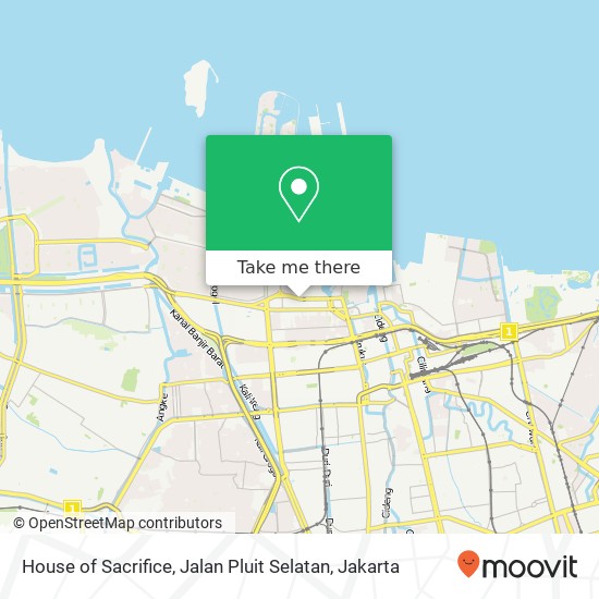House of Sacrifice, Jalan Pluit Selatan map