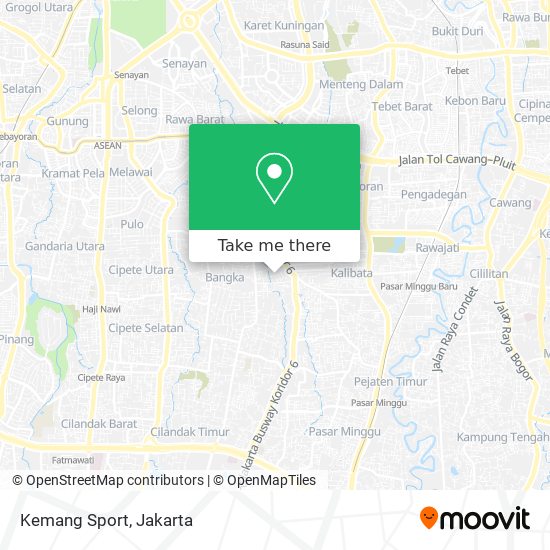 Kemang Sport map