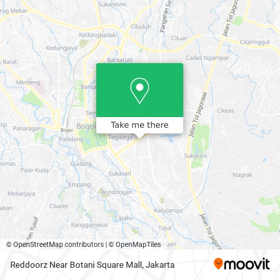 Reddoorz Near Botani Square Mall map