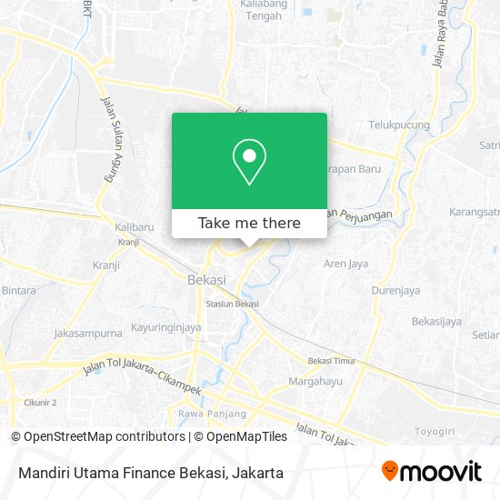 Mandiri Utama Finance Bekasi map