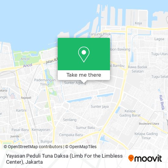Yayasan Peduli Tuna Daksa (Limb For the Limbless Center) map