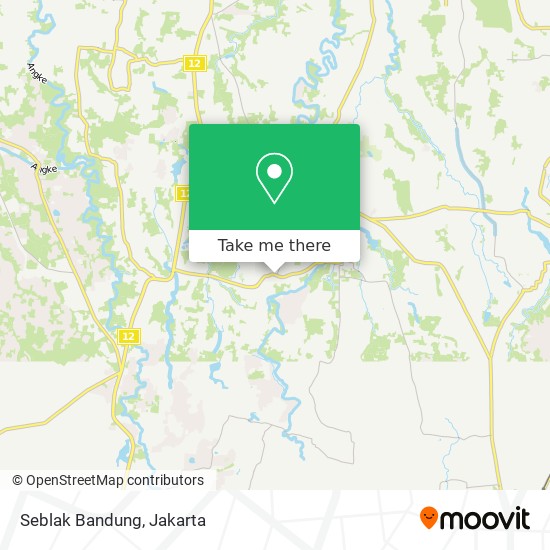 Seblak Bandung map