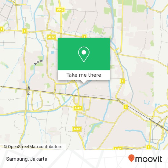 Samsung, Jalan Pulogebang map