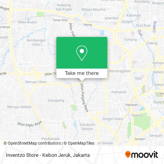 Inventzo Store - Kebon Jeruk map